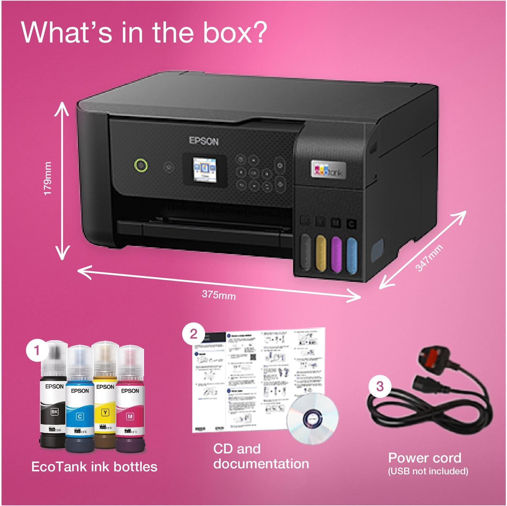 Epson EcoTank ET-2825 Multifunktionsdrucker Tintenstrahl Schwarz
