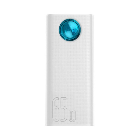 Baseus Amblight Powerbank 30000 mAh 65 W USB-A USB-C Weiß