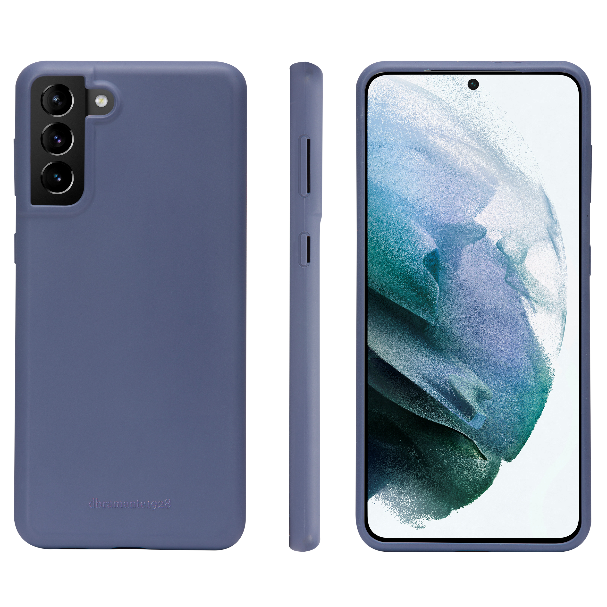 dbramante1928 Bornholm Schutzhülle für Samsung Galaxy S21 Plus 6,7" Ocean Blue