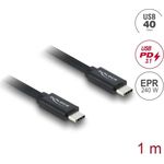 Delock Koaxiales USB 40 Gbps Kabel PD 3.1 240 W (81706)