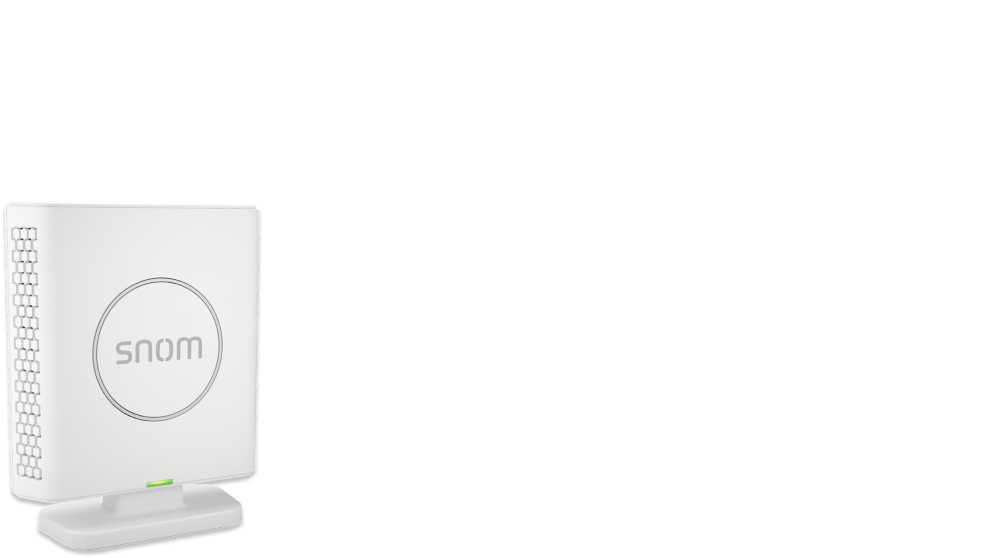Snom M-Series M6 DECT-Repeater Weiß