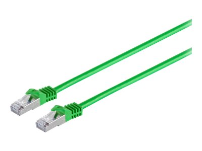 exertis Connect Patchkabel RJ-45 S/FTP PiMF CAT 7 2 m Grün