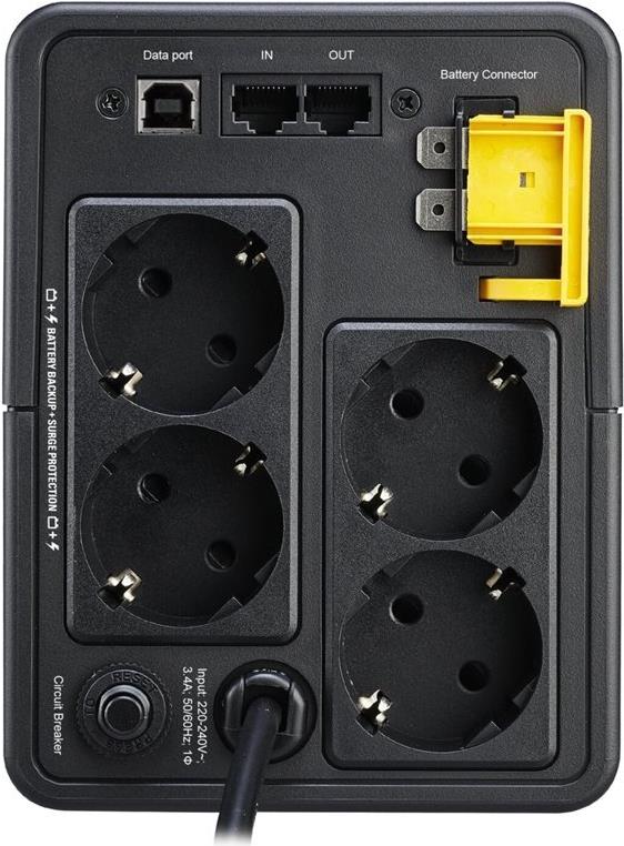 APC Back-UPS BX Series BX750MI-GR Line-Interactive USV 750 VA 410 W Schwarz