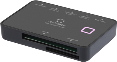 Renkforce Externer Speicherkartenleser Micro USB 3.2 Gen 1 (USB 3.0) Schwarz (RF-5461104)