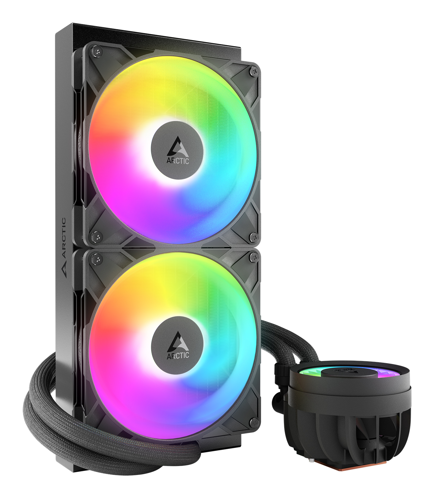 Arctic Liquid Freezer III Pro 280 A-RGB All-in-One-Wasserkühlung 280 mm Schwarz