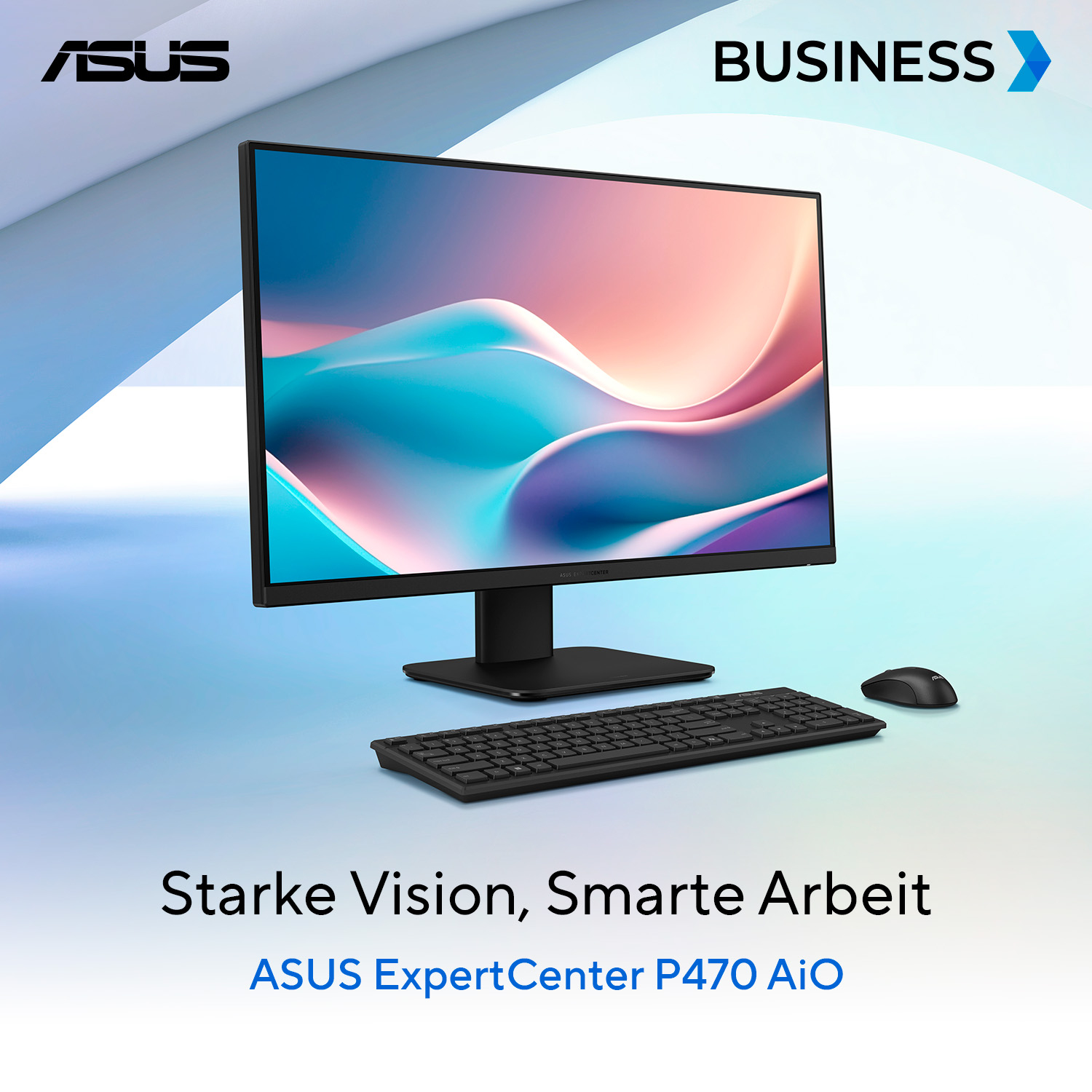 ASUS ExpertCenter P4 P470VAK-BPE628X 27" Intel Core 5 210H 16 GB RAM 512 GB SSD Schwarz