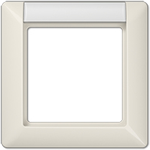 JUNG Rahmen 1-fach AS581NA AS 500 weiss mit Schriftfeld AS581NA (AS581NA)