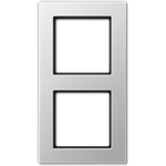 JUNG AC 582 AL. Produktfarbe: Aluminium, Markenkompatibilität: JUNG, Material: Duroplast. Breite: 84 mm, Höhe: 155 mm (AC582AL)