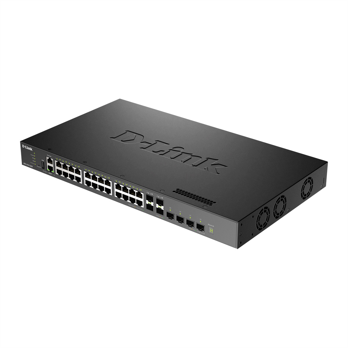 D-Link DXS 3410-32XY L3 Managed Switch 24 x 10 Gigabit Ethernet Schwarz