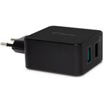 Fantec QC3-A21 Innenraum Schwarz Ladegerät für Mobilgeräte (1950)