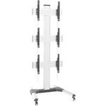 TV Wagen für 3 x LCD/LED TVs 32-55" für eine Video Wall Hersteller: Techly (ICA-TR3VW)