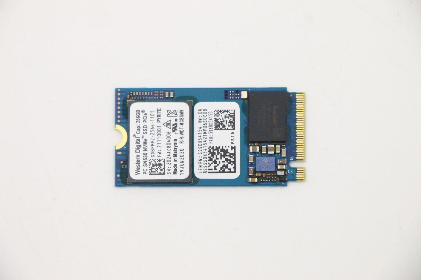 Lenovo WD SN530 256G PCIe 2242 SSD (5SS0X54155)