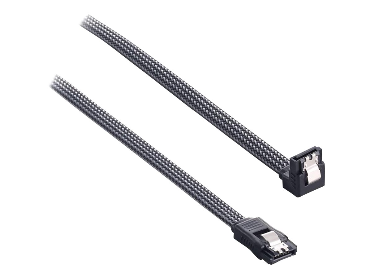 CableMod ModMesh SATA-Kabel SAS 6 Gbit/s Rechtwinklig 30 cm Karbon