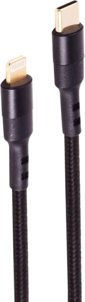 shiverpeaks PRO Serie II USB C Anschlusskabel Typ C auf 8-Pin Stecker, 2,0m (BS20-74035)