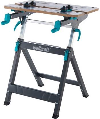 Wolfcraft 6871000 Spann- und Maschinentisch MASTER 750 ERGO 13.2 kg Schwarz, Silber (6871000)