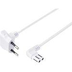 Sygonix SY-5043434 Strom Anschlusskabel Weiß 1.50 m (SY-5043434)