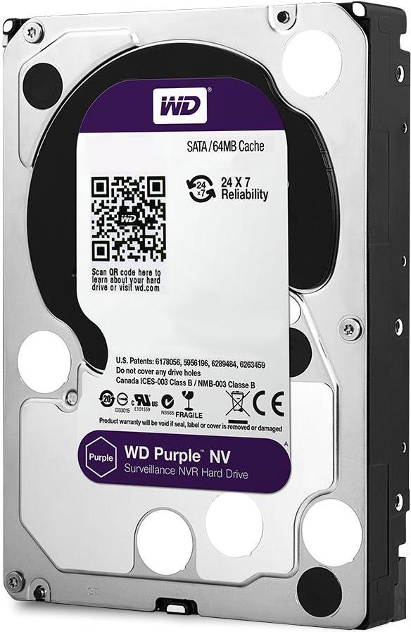 Image of Western Digital Purple NV 8000GB Serial ATA III Interne Festplatte (WD80PURX)