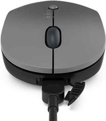 Lenovo Go Multi-Device Maus Kabellos 2,4 GHz Bluetooth 5.0 Thunder Black