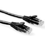ACT Black 3 meter U/UTP CAT6 patch cable snagless with RJ45 connectors. Cat6 u/utp snagless bk 3.00m (IS8903)