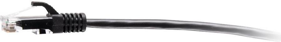 C2G 1FT/0.3M CAT6A SLIM PATCH 28AWG BLACK (30139)