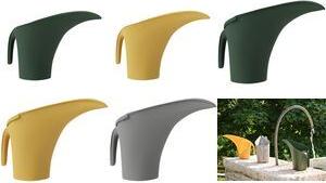 tera Gießkanne "Belem", 4 Liter, curry aus strapazierfähigem Kunststoff, moderne Optik, - 1 Stück (06158000308)