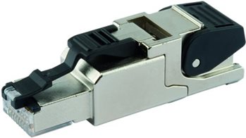 Telegärtner J00026A2112 RJ-45 Schwarz - Edelstahl Drahtverbinder (J00026A2112)