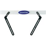 SpeaKa Professional Soundbar-Halterung Schwenkbar "Easy" Schwarz 1 Paar (1211124)