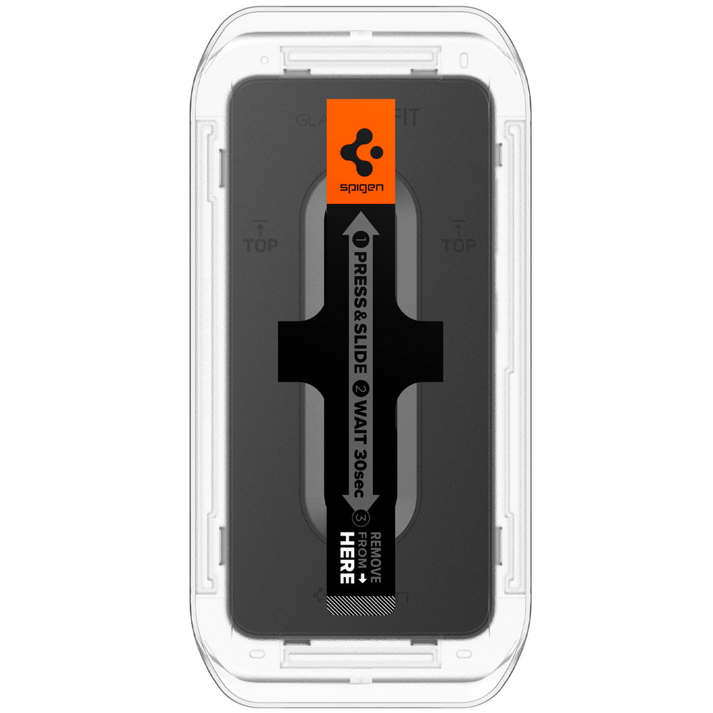 Spigen GLAS.tR EZ Fit Bildschirmschutz für Samsung Galaxy S24 Gehärtetes Glas 2 Stück Transparent