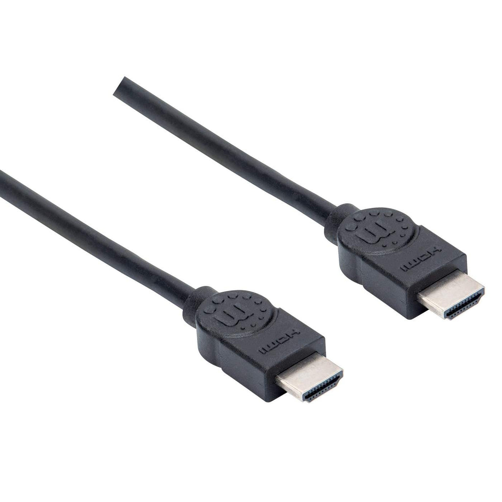 Manhattan High Speed HDMI-Kabel 1,5 m 4K@30Hz ARC 3D Schwarz