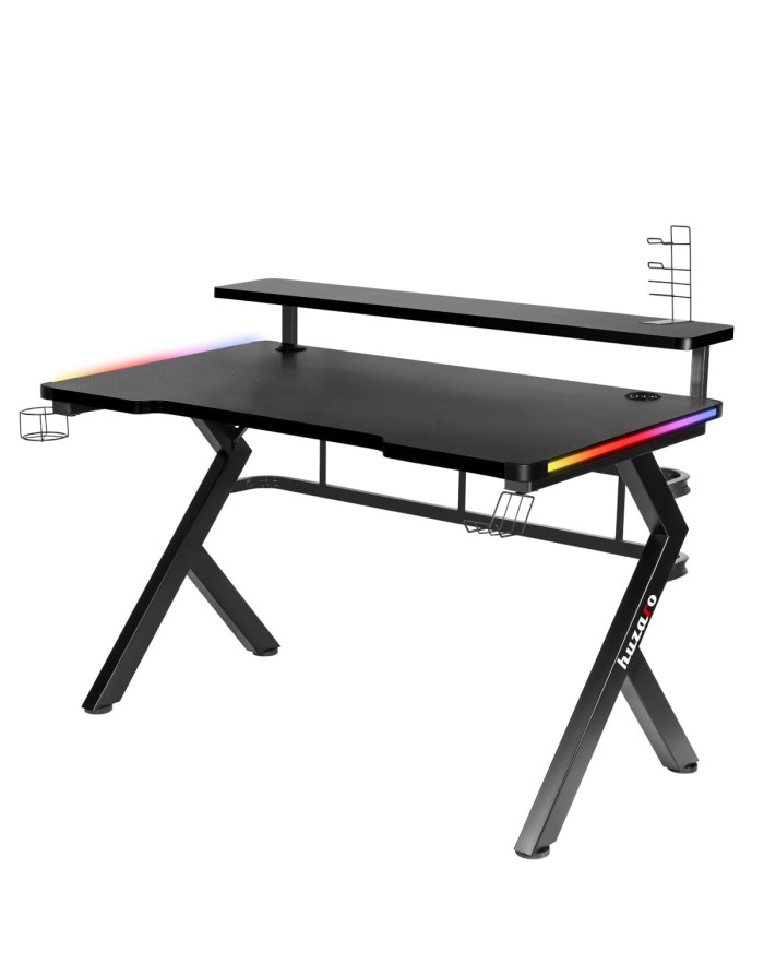 Huzaro Hero 5.0 RGB Gaming-Schreibtisch 1200 mm Schwarz