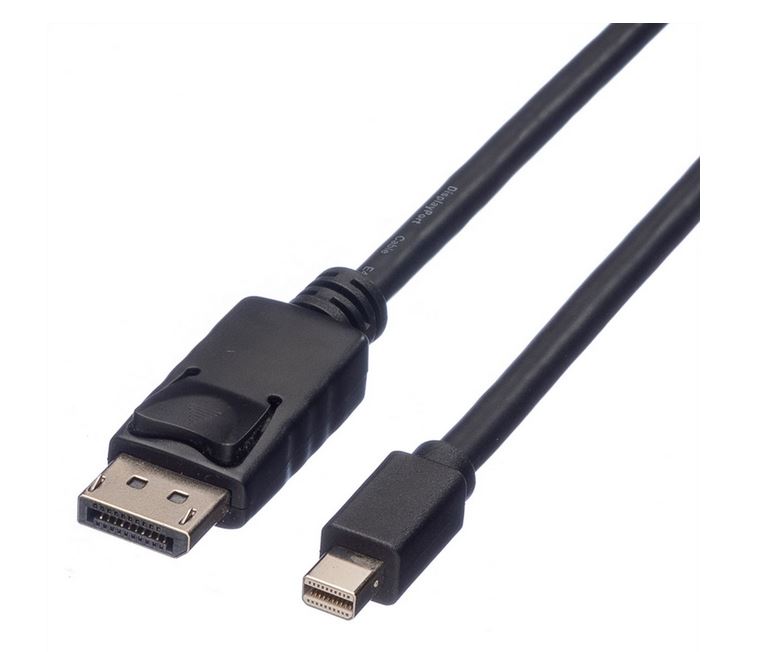 Roline DisplayPort Kabel, DP ST - Mini DP ST, schwarz, 1,5 m (11.04.5638)