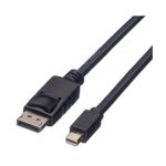 Roline DisplayPort Kabel, DP ST - Mini DP ST, schwarz, 1,5 m (11.04.5638)