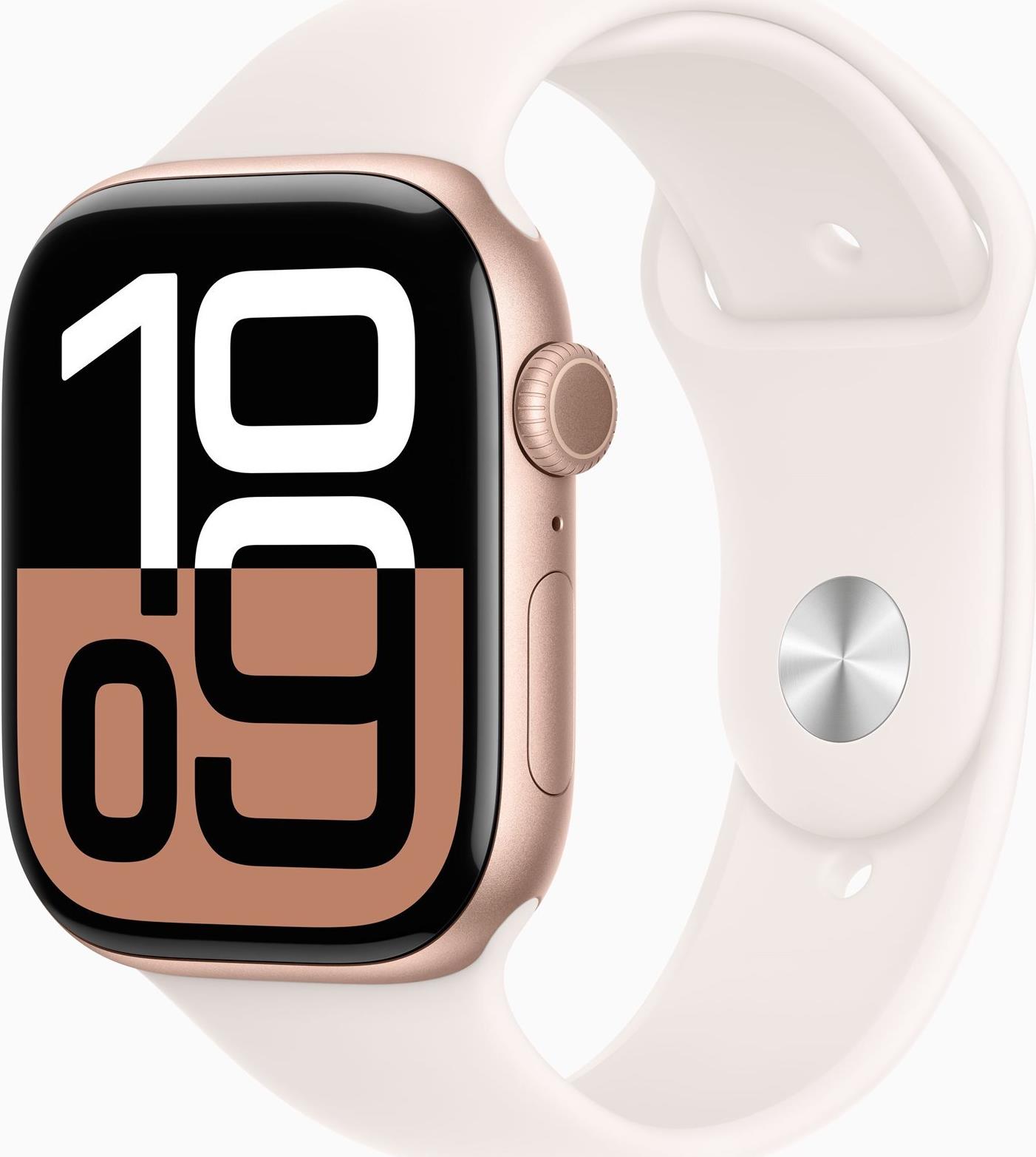 Apple Watch Series 10 (GPS + Cellular) 46 mm Aluminium 64 GB Roségold