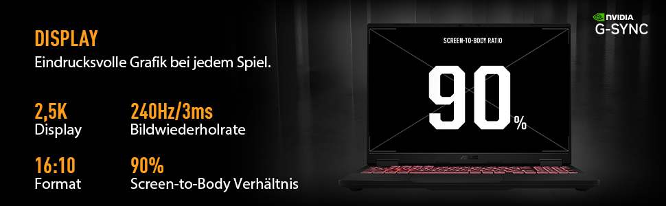 ASUS TUF Gaming A18 FA808UM-S8012W 18" WUXGA AMD Ryzen 7 260 16 GB RAM 1 TB SSD Jaeger grau