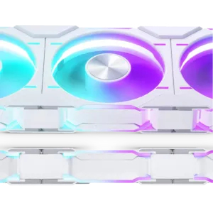 Phanteks D30 PH-F140D30 140mm PWM D-RGB Gehäuselüfter 3er Pack Weiß