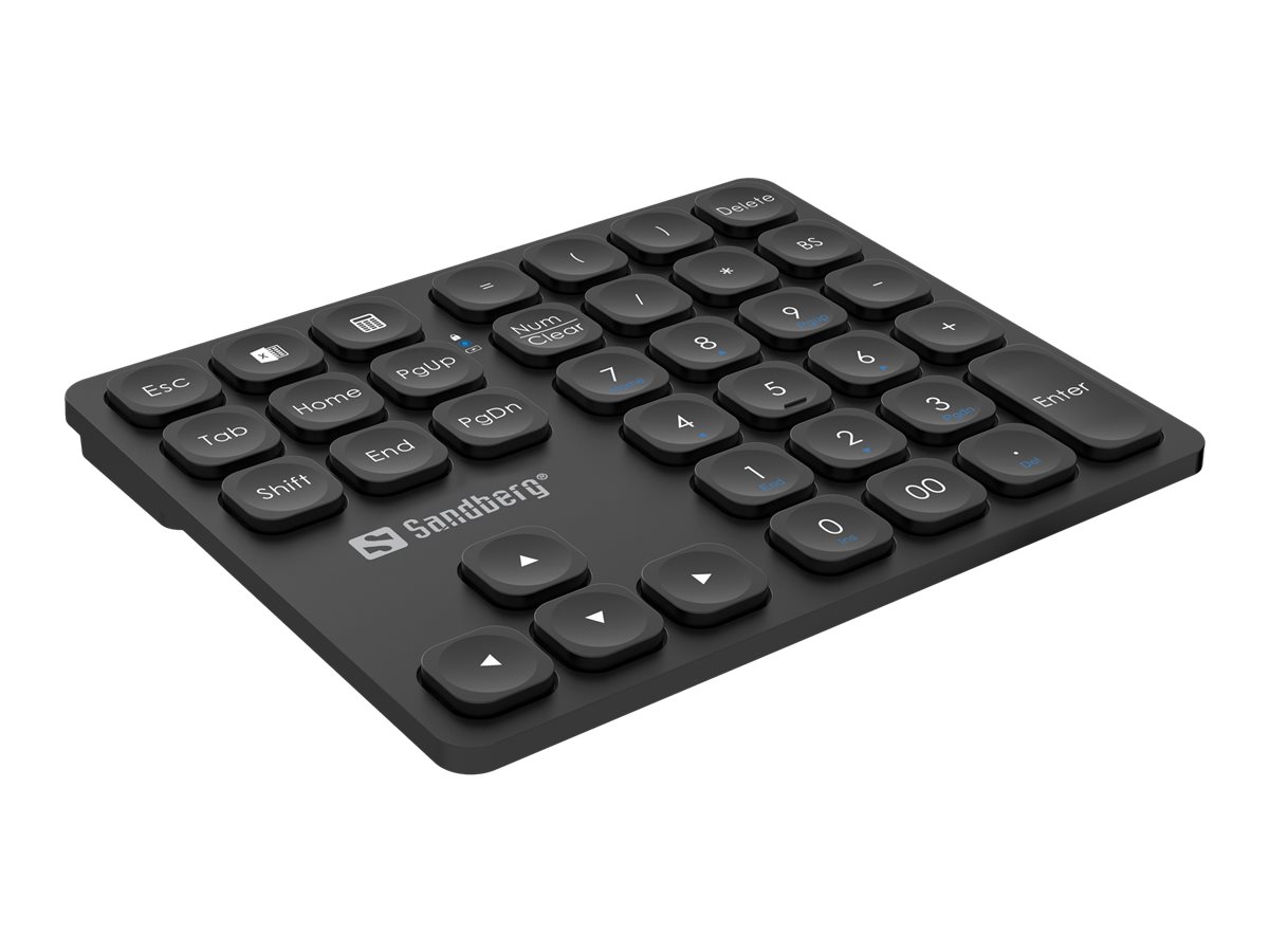 Sandberg Pro Kabelloses Keypad 2,4 GHz Schwarz