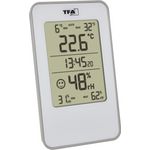 TFA Dostmann Digitales Thermo-Hygrometer Thermo-/Hygrometer Weiß 30.5057.02 (30.5057.02)