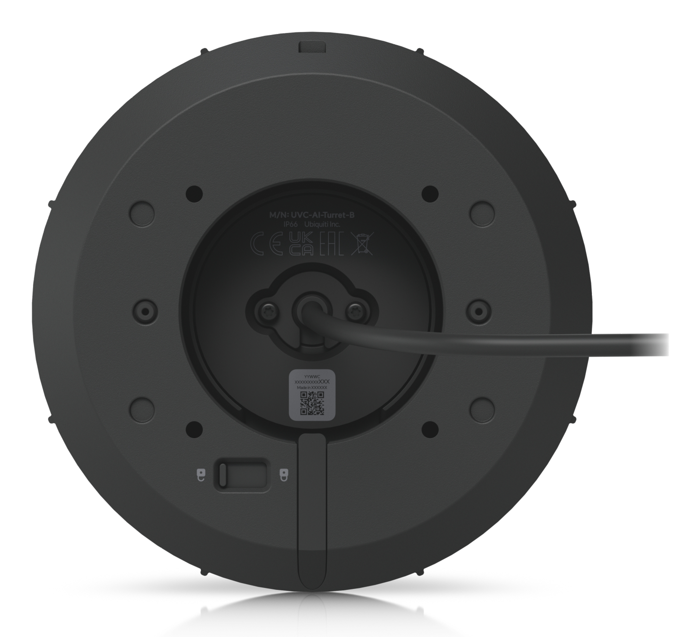 Ubiquiti UniFi AI Turret 4K IP-Überwachungskamera PoE+ Schwarz