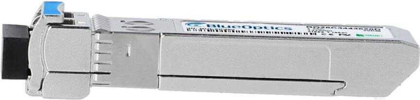 Calix 100-04622 kompatibler BlueOptics cSFP Transceiver für Singlemode Gigabit Highspeed Datenübertragungen in Glasfaser Netzwerken. Unterstützt Gigabit Ethernet, Fibre Channel oder SONET/SDH Anwendungen in Switchen, Routern, Storage Systemen und ähnliche (100-04622-BO)