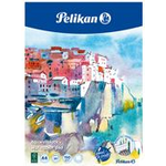 Pelikan Aquarellblock C4/20, DIN A4, 150 g/qm, 20 Blatt strukturiertes Aquarellpapier, FSC-zertifiziert, - 1 Stück (236812)