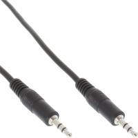 InLine® Klinke Kabel, 3,5mm Stecker / Stecker, Stereo, 0,3m (99932E)