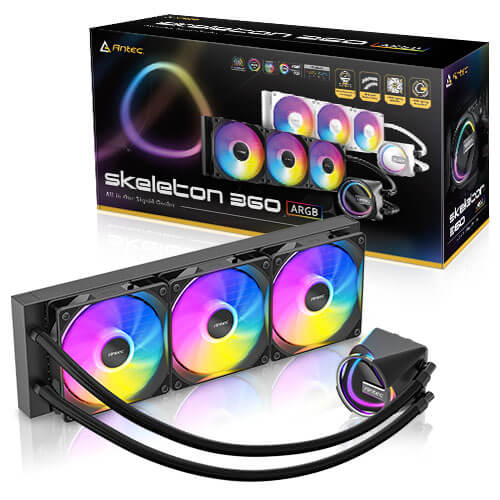 Antec Skeleton 360 ARGB All-in-One-Wasserkühlung 360 mm Schwarz