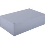 Universal-Gehäuse 400 x 250 121 Polyester Silber-Grau RAL 7001 Euromas P - Gehäuse (4355000)