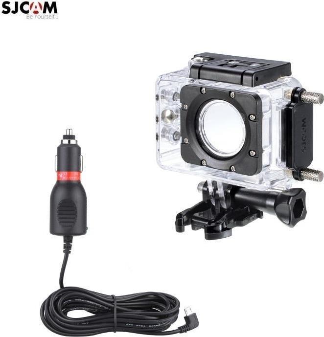 SJCam Original SJ5000 SJ5000 Wi-Fi SJ5000x Elite wasserdichtes Gehäuse mit integriertem 12–38 V Motorrad-Ladegerät (SJ-ACC-BIKESJ5)