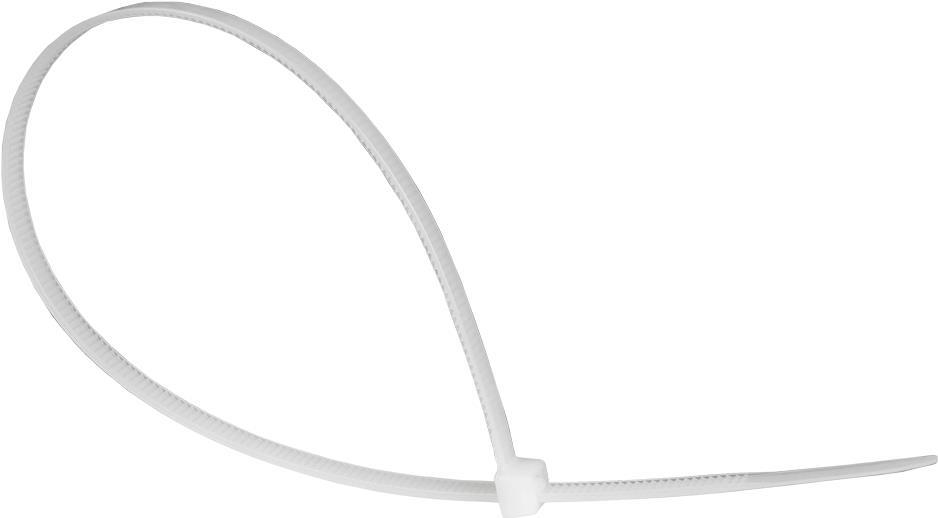ALCASA Kabelbinder 200 mm x 4,8 mm, transparent, UL, -40 °C bis +85 °C, 100 Stück, Good Connections