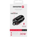 Swissten CL POWER DELIVERY USB-C+ SUPER CHARGE 3.0 30W NANO SCHWARZ (20111770)