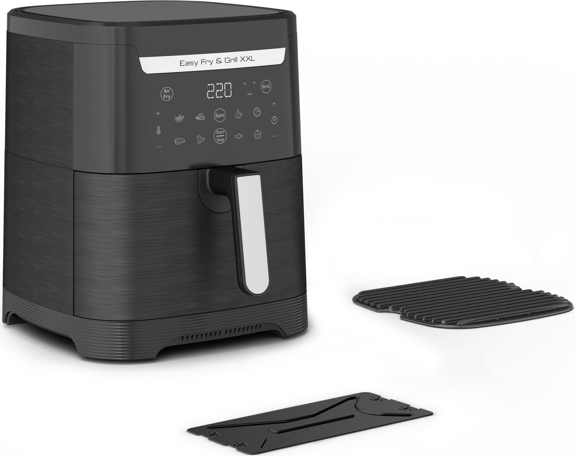 Tefal Easy Fry & Grill EY8018 6,5 l Eigenständig 1650 W Heißluftfritteuse Schwarz (EY8018)