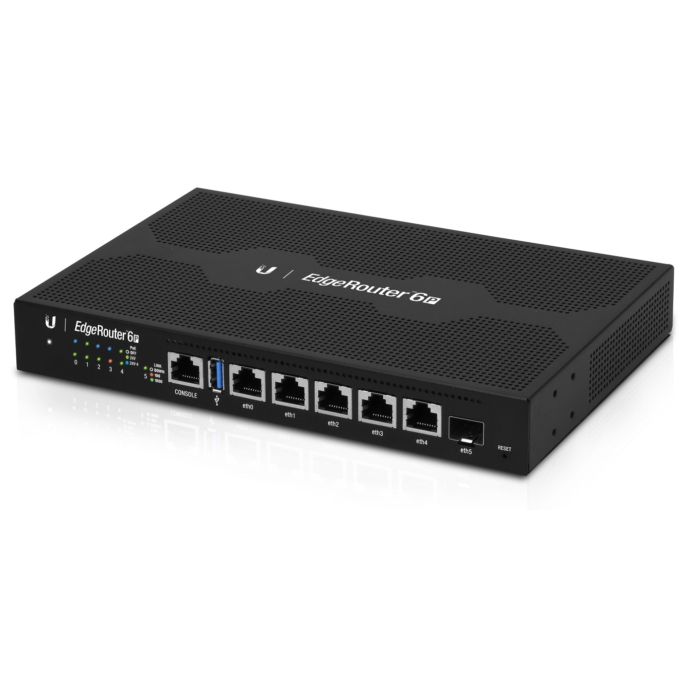 Ubiquiti EdgeRouter ER-6P 6-Port Gigabit Router Schwarz