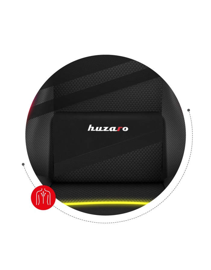 Huzaro Force 4.4 RGB Black Gaming-Stuhl Schwarz