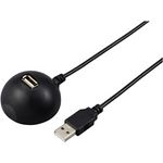 Renkforce USB-Kabel USB 2.0 USB-A Stecker, USB-A Buchse 1.50 m Schwarz Docking-Station RF-5720418 (RF-5720418)